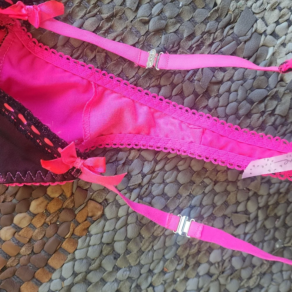 Native Hot Pink Thong Lace Panty